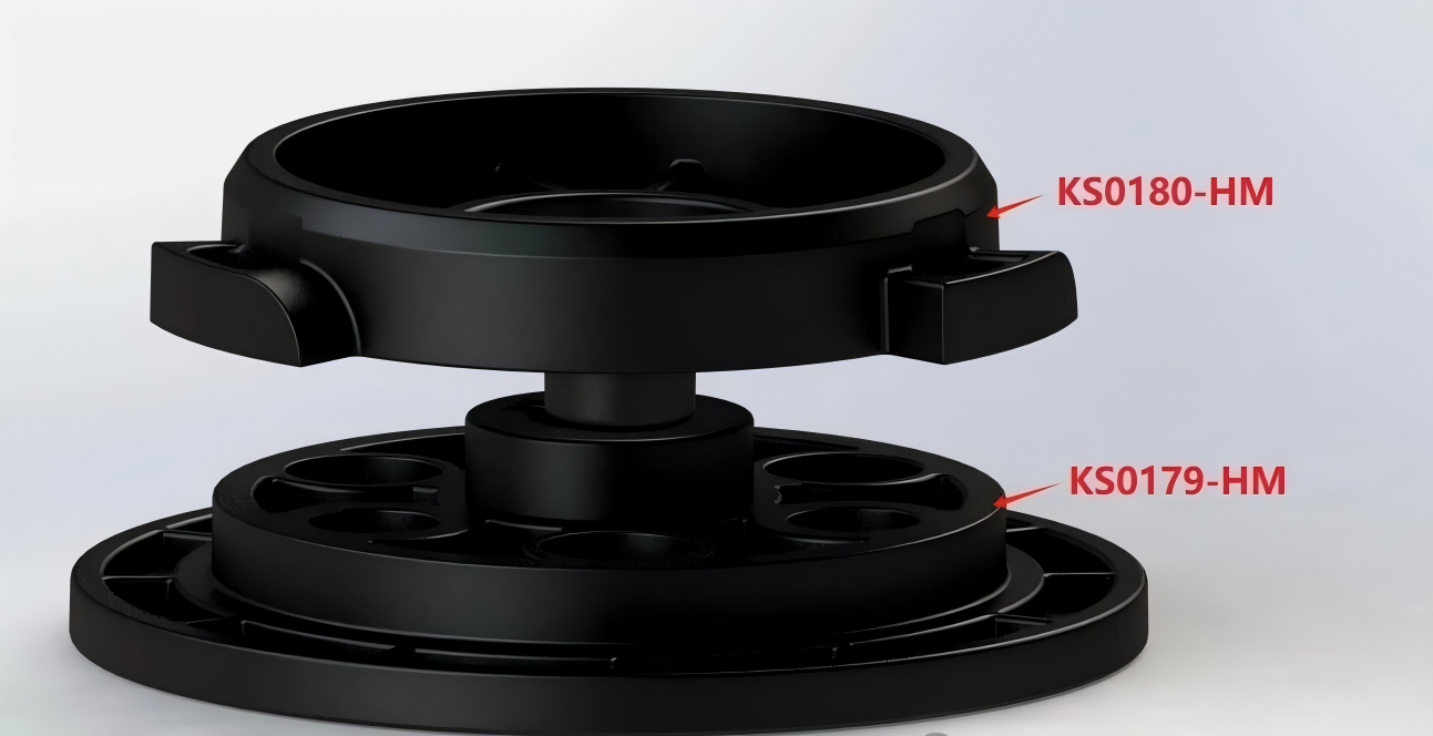 KS0179-HM+KS0180-HM（Brush disk buckle）